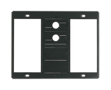 T1AF-44 2 Double Power Sockets Slots, 4 Insert Slots (Includes 2 Blank & 2 Cable Pass–through Inserts), Version: 44 conf