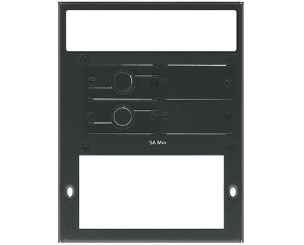 T1AF-24T Double Power Socket Slot, 1 Kramer Tool Slot, 4 Insert Slots (Includes 2 Blank & 2 Cable Pass–Through Inserts), Version: 24T conf