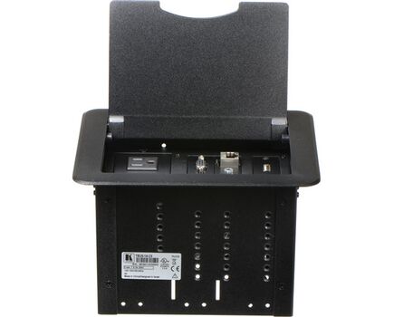 TBUS-1A-C5 Table Top Enclosure, Black, 5xFixed Configuration