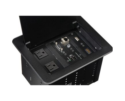 TBUS-1A-C5 Table Top Enclosure, Black, 5xFixed Configuration, 2 image