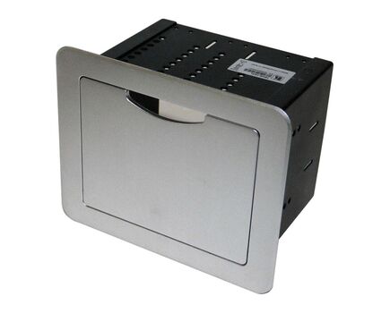 TBUS-1AXL(BA) Table Top Enclosure, Silver Brushed Anodized Aluminium, Colour: Silver Brushed, 3 image