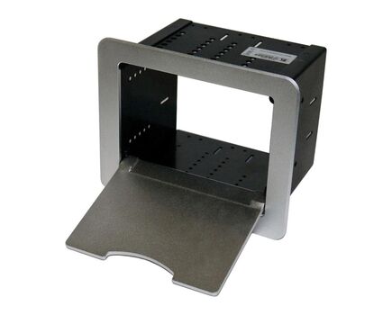 TBUS-1AXL(BA) Table Top Enclosure, Silver Brushed Anodized Aluminium, Colour: Silver Brushed, 4 image