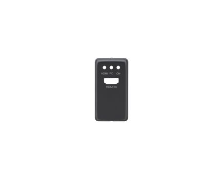 WP-20-BLNK Cover Plate, Black, 4 x 1 x 7.5cm