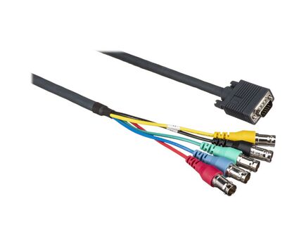 C-GM/5BF-25 VGA to BNC Breakout Cable, 7.6 m, Black