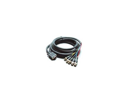 C-GF/5BF-6 Coaxial Video Breakout Cable, 1.83m, Dark Grey with White Lettering, Length: 1.83