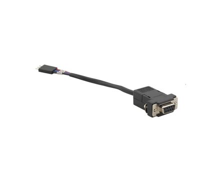 C-D9F/3PM-0.6 9-Pin D-Sub to 3-Pin Adapter Cable, 0.2m, Black