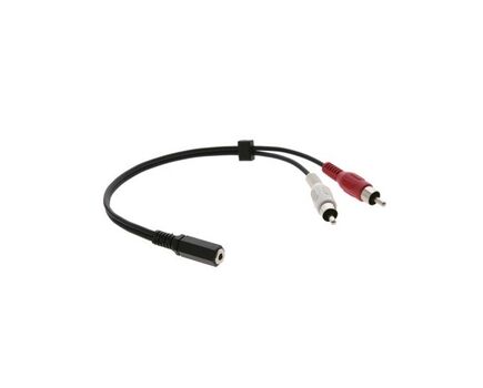 C-A35M/2RAM-3 3.5mm Stereo Audio to two RCA (Male - Male) Cable, 0,9 m, Length: 0.9