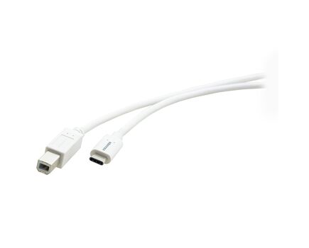 C-USB/CB-6 USB 2.0 USB-C(M) to USB-B(M) Cable, 1.8 m