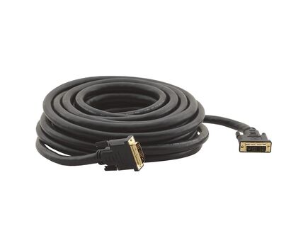 C-DM/DM/XL-12 DVI Single Link Copper Cable, 3.65 m, Black, Length: 3.65