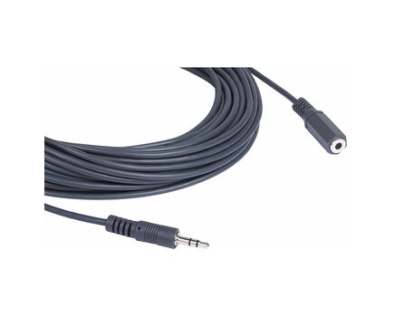 C-AS35M/AS35F-50 IR or Stereo Audio Extension Cable, 15.2m, Black