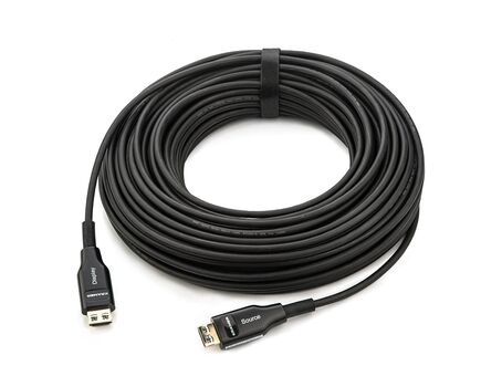 CP-AOCH/60F-33 High Speed HDMI Optic Hybrid Cable - Plenum Rated, 10 m, Black, Length: 10