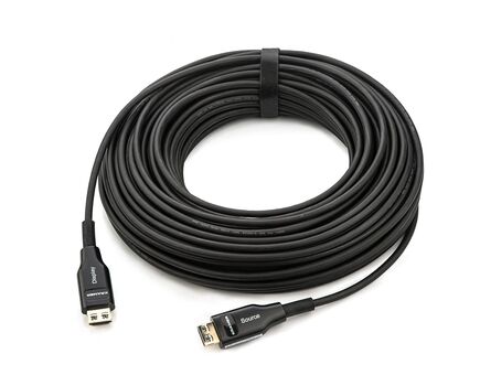 CP-AOCH/UF-33 Certified Ultra High-Speed HDMI Optic Hybrid Cable - Plenum Rated, 10 m, Black, Length: 10