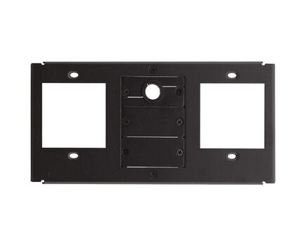 T4F-23 2 Single Power Sockets Slot, 3 Insert Slots (Includes 2 Blank & 1 Cable Pass–Through Inserts)