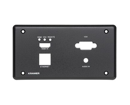 KIT-401T EU-PANEL-SET Face Plate, Black, 1 EU Size, 2xGang