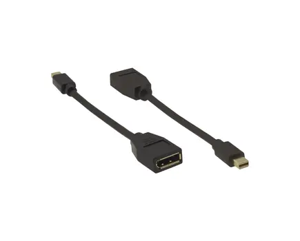 AD-MDP/DPF Adapter Mini DisplayPort (M) to DisplayPort (F)