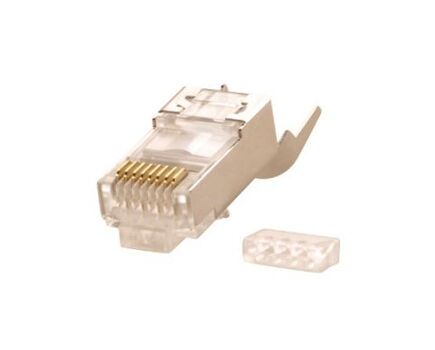 CON-RJ45-5 Crimp Style Connector, Male Crimp Terminal for 26-23 AWG Cable, Version: RJ45-5