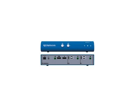 SM20N-3 High Sec Labs Secure 2-Port KM Switch, 2 Port