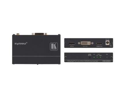 VM-2DH DisplayPort to DVI/HDMI Format Converter