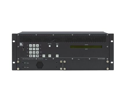 VS-1616DN-EM Multi-Format Managed Digital Matrix Switcher, 2x2 to 16x16 Ports, Black, Modular 4K60 (4:2:0), Number of Ports: 2x2 to 16x16, 2 image