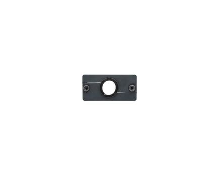 WCP(B) Cable Pass-Through Wall Plate Insert, Black, Single Slot, Colour: Black, 2 image