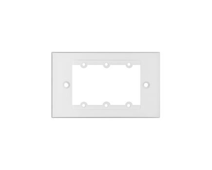 FRAME-1G/US(W) Face Plate, White, 8 x 0.25 x 8cm, USW, Colour: White, Version: US Version