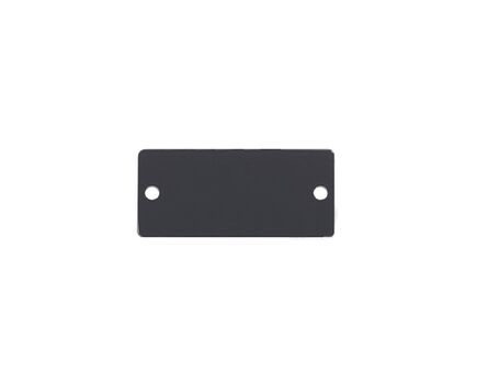 W-BLANK(G) Blank Slot Cover Plate, Grey, Single Slot, Colour: Grey, 2 image