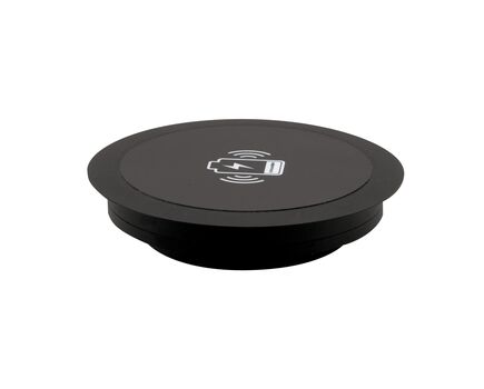 KWC-1(BC) Wireless Charging Spot, Silver Sand, Aluminium, Anodized, Colour: Silver Sand