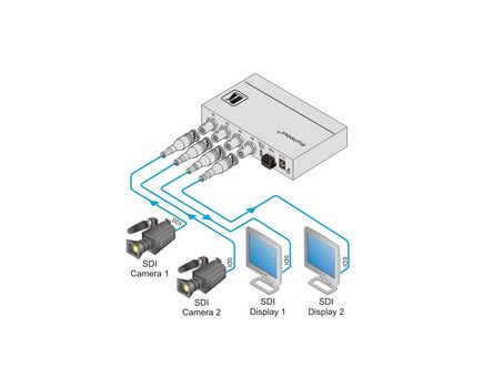 VS-211HDXL 2x1:2 SDI Auto Switcher, 5 image