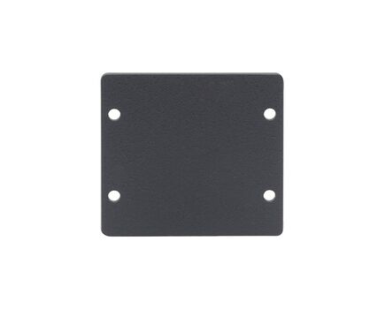 W-2BLANK Wall Plate Insert Slot, Black, Double Slot