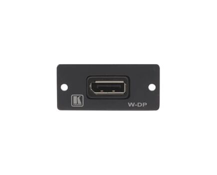 W-DP(B) DisplayPort Wall Plate Insert, Black, Single Slot, Colour: Black, 2 image