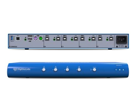 SM40NU-3T High Sec Labs Secure 4-Port KM Switch, 4 Port