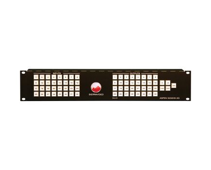 Aspen 3232HD-3G 3G HD-SDI Multi-Rate Router, 32x32 Ports, Black, 2RU with Local Control Panel, Number of Ports: 32x32