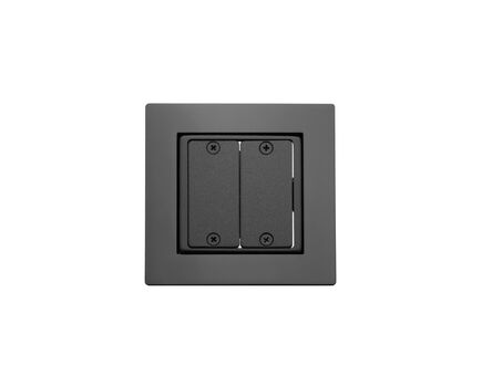 FRAME-1G/EUK(G) Frame for Wall Plate Insert, 1-Gang, EU and UK, Grey, 5 image