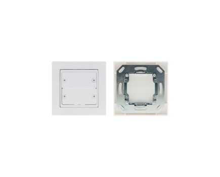 FRAME-1GP-80(W) Design Frame for Wall Plate Insert, 1-Gang, EU, White