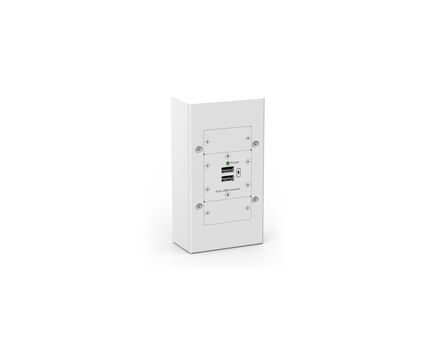 OWB-2G/65 On-Wall Box, 2 Gang European, 6.5cm Depth, Number of Connection Sockets: 2