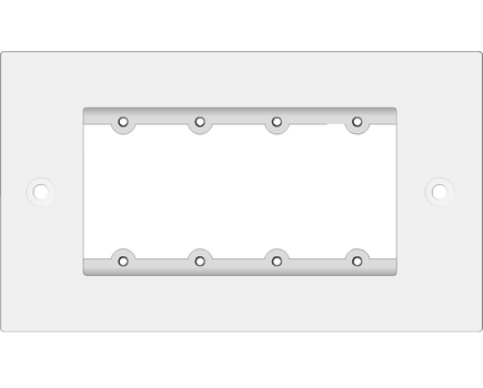 FRAME-2G/EUK(W) Faceplate Insert, White, 15.1 x 0.2 x 8cm, Colour: White, Version: EU Version