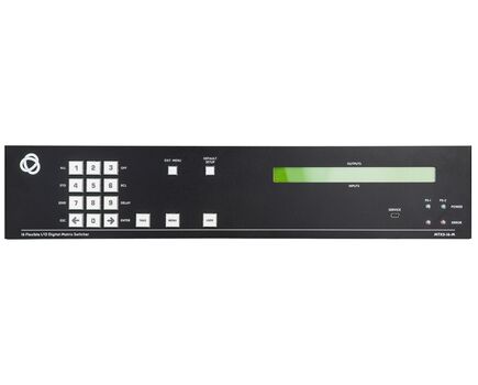 MTX3-16-M/STANDALONE Flexible Modular Matrix Switcher, 8K, 16x16 Ports, Black, Number of Ports: 16x16