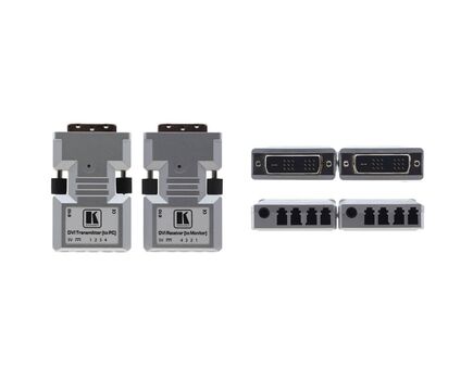 610R/T(SET)/EU Single-Fiber Detachable DVI Optical Transmitter & Receiver - EU Version, Version: EU Version