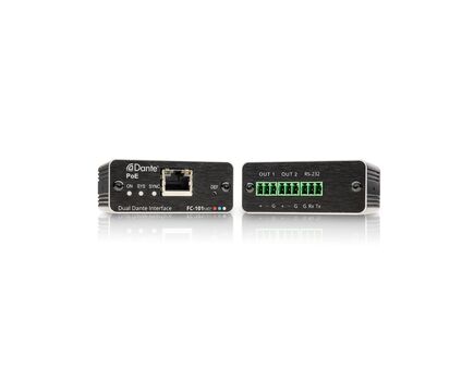 FC-101NET 2-Channel Dante Decoder & PoE Acceptor