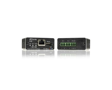 FC-102NET 2-Channel Dante Encoder & PoE Acceptor