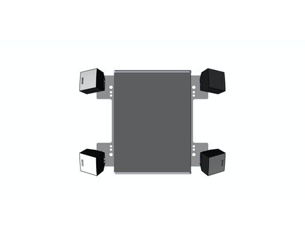 ARQSB10SATB  Mounting Kit, For ARQIS SSB10 Subwoofer & eAMBIT103 Satellite Loudspeaker, 3 image