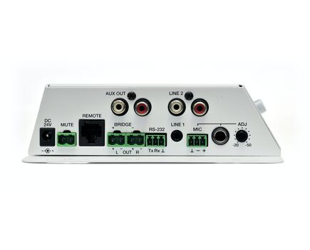 CA40 Stereo Compact Amplifier with a Balanced Mic input, 2X20WRMS @4Ω, 3 image