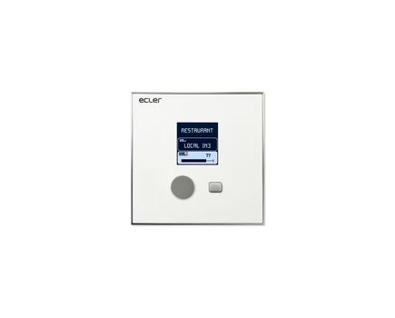 eMCONTROL1 Digital Wall Control, 2xButton Control, RS-485 Port, White