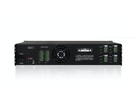 eHSA4-500 Multichannel Amplifier with 4X500WRMS @100V (High Impedance) Powered Outputs, 3 image