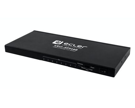 VEO-SPH48 1x8 HDMI Splitter, Black, For HDR