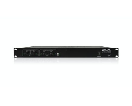 eHSA4-150 Multichannel Amplifier with 4X150WRMS @70/100V (High Impedance) Powered Outputs