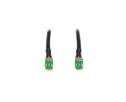 CNXEBEB2M5 Audio Cable, Black, Euroblock 3-Pin to Euroblock 3-Pin, 2.5m, Length: 2.5