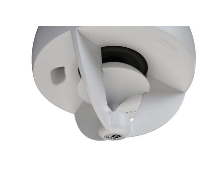 GLOBE Ceiling Mount Loudspeaker, Two Way, 5" Woofer, 1" Tweeter, 32W, White, 111°, Colour: White