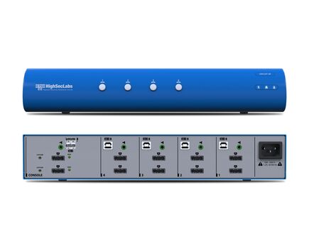 DK42P-M DH KVM Switch, 4 Port, 8xDisplay Port Connectors