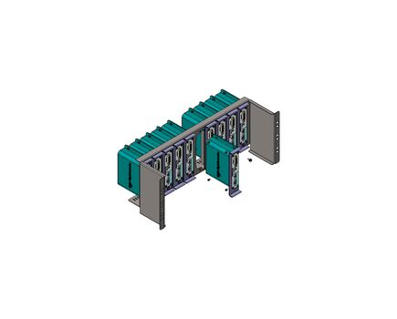 RK-4U-HKS-10 19" 4U Rack mount HxS100I 10pcs